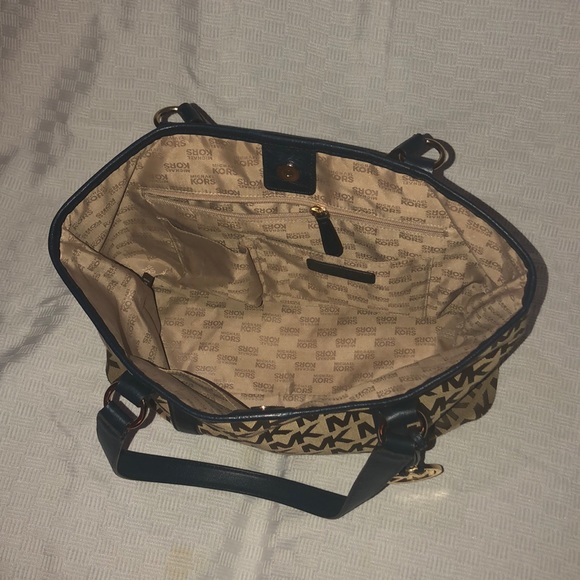 Vintage Michael Kors Monogrammed Tote Bag - Picture 4 of 5